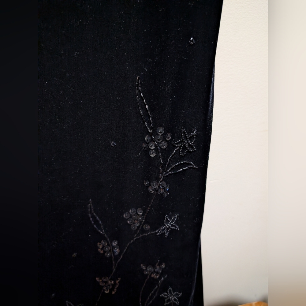 Zum Zum by Niki Livas Black Y2K Low Back Maxi Dress 5/6 - Picture 5 of 11